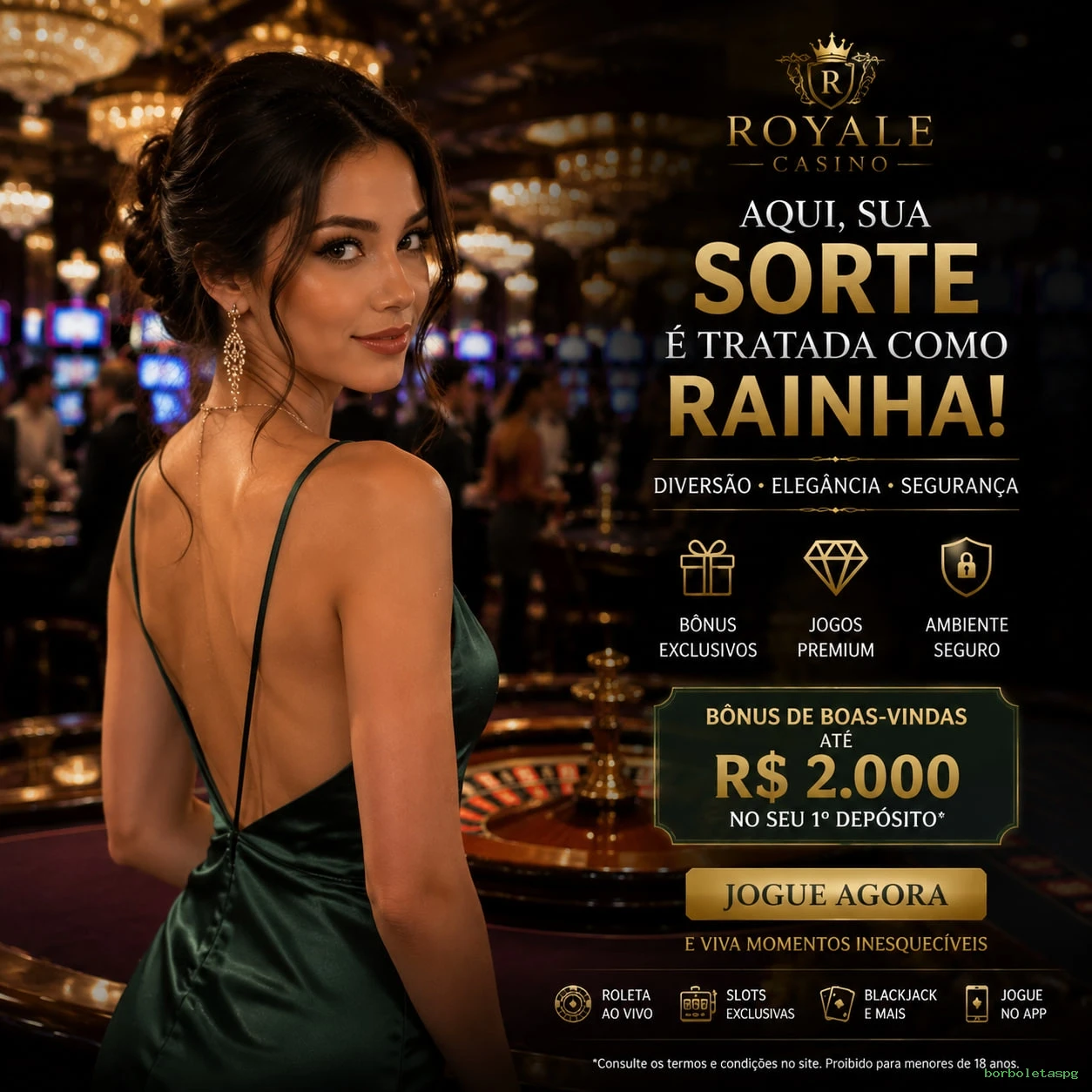 Roleta e blackjack borboletaspg